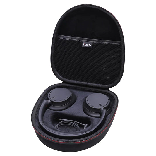 LTGEM Case Compatible with Sony WH-CH720N / WH-CH520 / WHCH710N / WH-CH510 Noise Canceling Wireless Headphones Bluetooth Over The Ear Headset Black